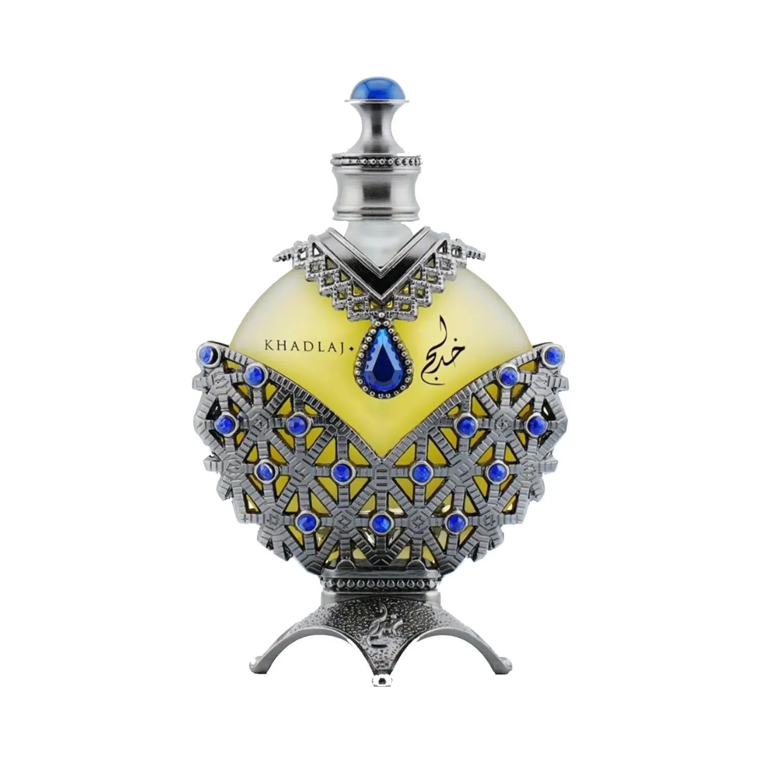 KHADLAJ PERFUMES Hareem Al Sultan Blue frasco elegante para colección y ocasión especial.