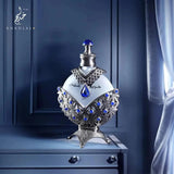 KHADLAJ PERFUMES Hareem Al Sultan Blue corazón floral con jazmín y gardenia.