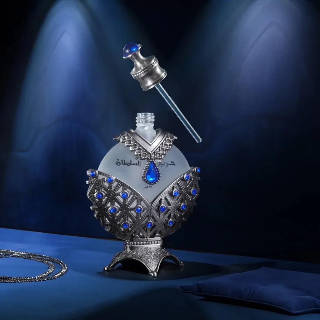 KHADLAJ PERFUMES Hareem Al Sultan Blue aplicación diaria para presencia suave.