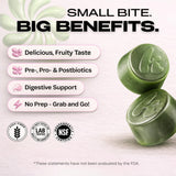 Gomitas Kiala Nutrition Super Greens, sin lacteos, opción vegetariana para sentirse ligero.