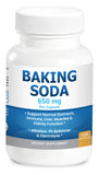 Kidney Restore: botella con cápsulas de bicarbonato 650 mg para uso diario.