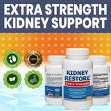Kidney Restore CoQ10 y prebióticos para energía celular renal