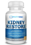 Kidney Restore frasco de desintoxicación para apoyo renal diario.