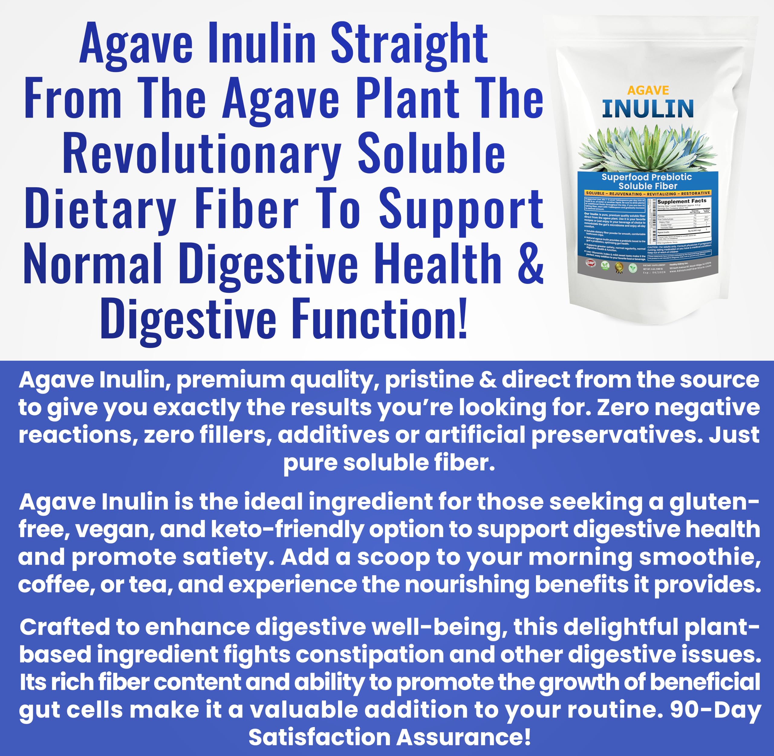 Kidney Restore Envase Resistente Inulina: almacenamiento cómodo y práctico.