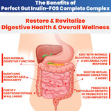 Kidney Restore Perfect Gut espolvoreado en yogur para prebióticos prácticos.