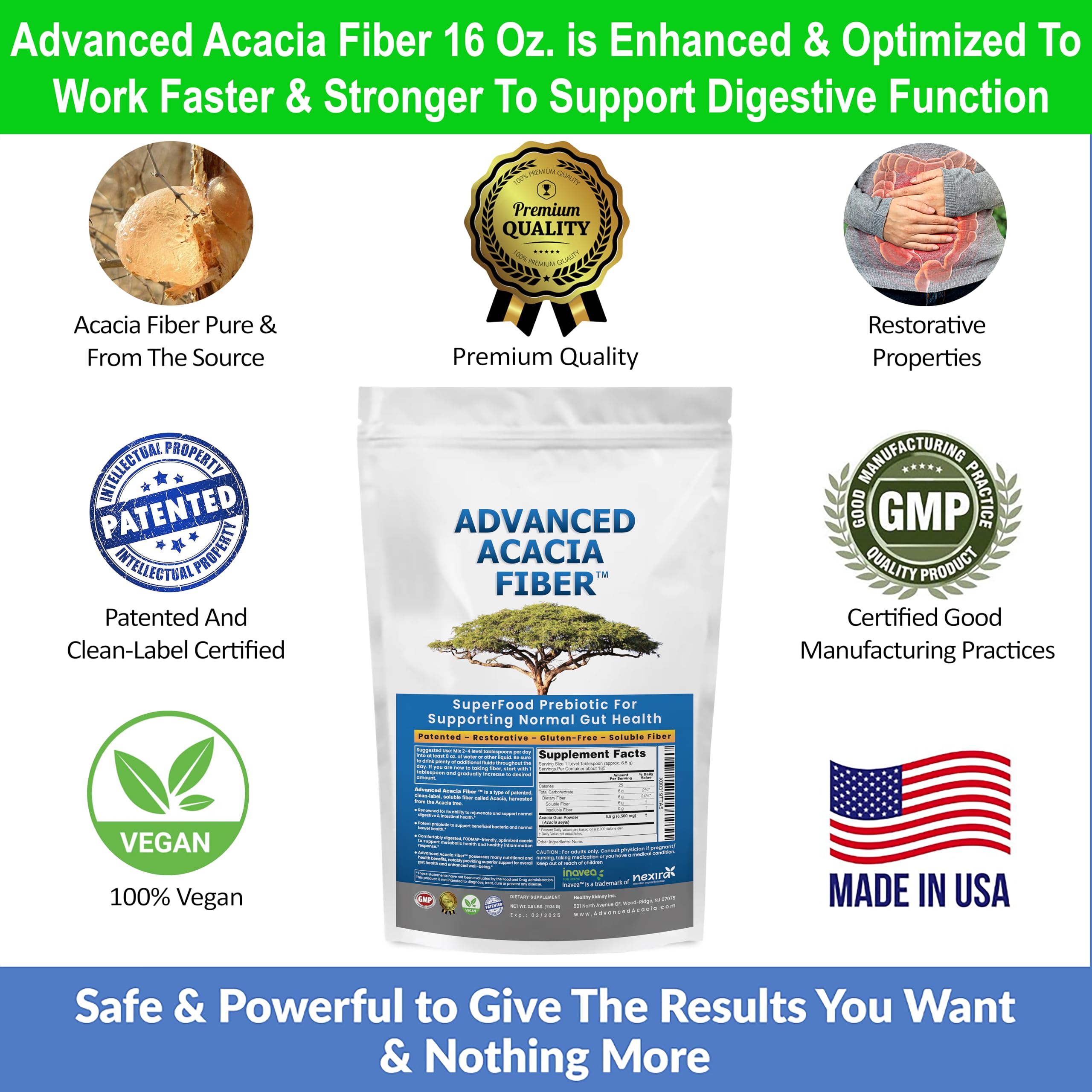 Kidney Restore: rejuvenecimiento digestivo con fibra soluble para equilibrio diario.
