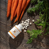 KidScents MightyZyme Tabletas, etiqueta de ingredientes clara y opción natural.