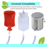 KIMANN conectores enema: compatibilidad amplia con kits existentes.