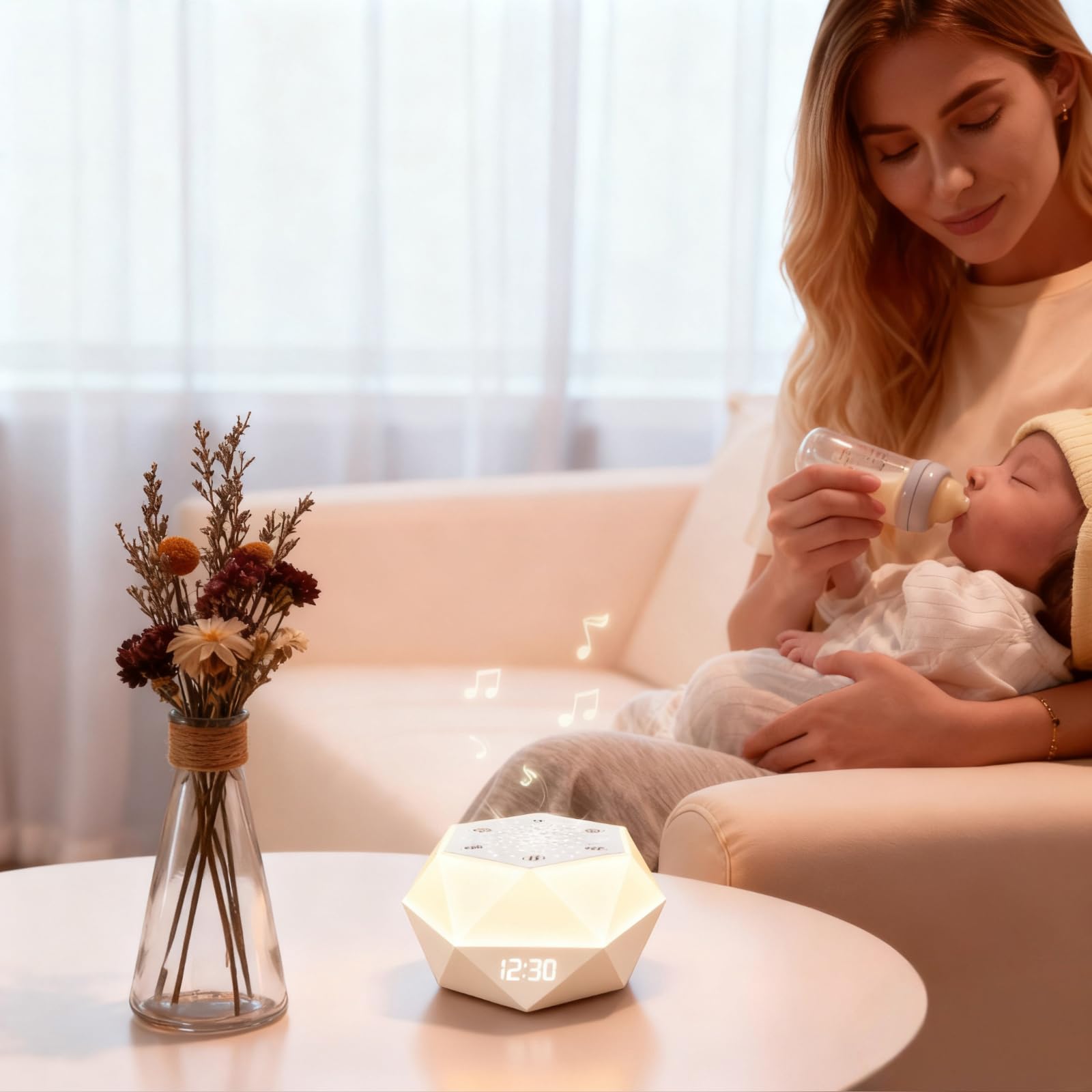 Kimiyoo Sleep Sound Machine con despertador suave para despertar sin sobresaltos