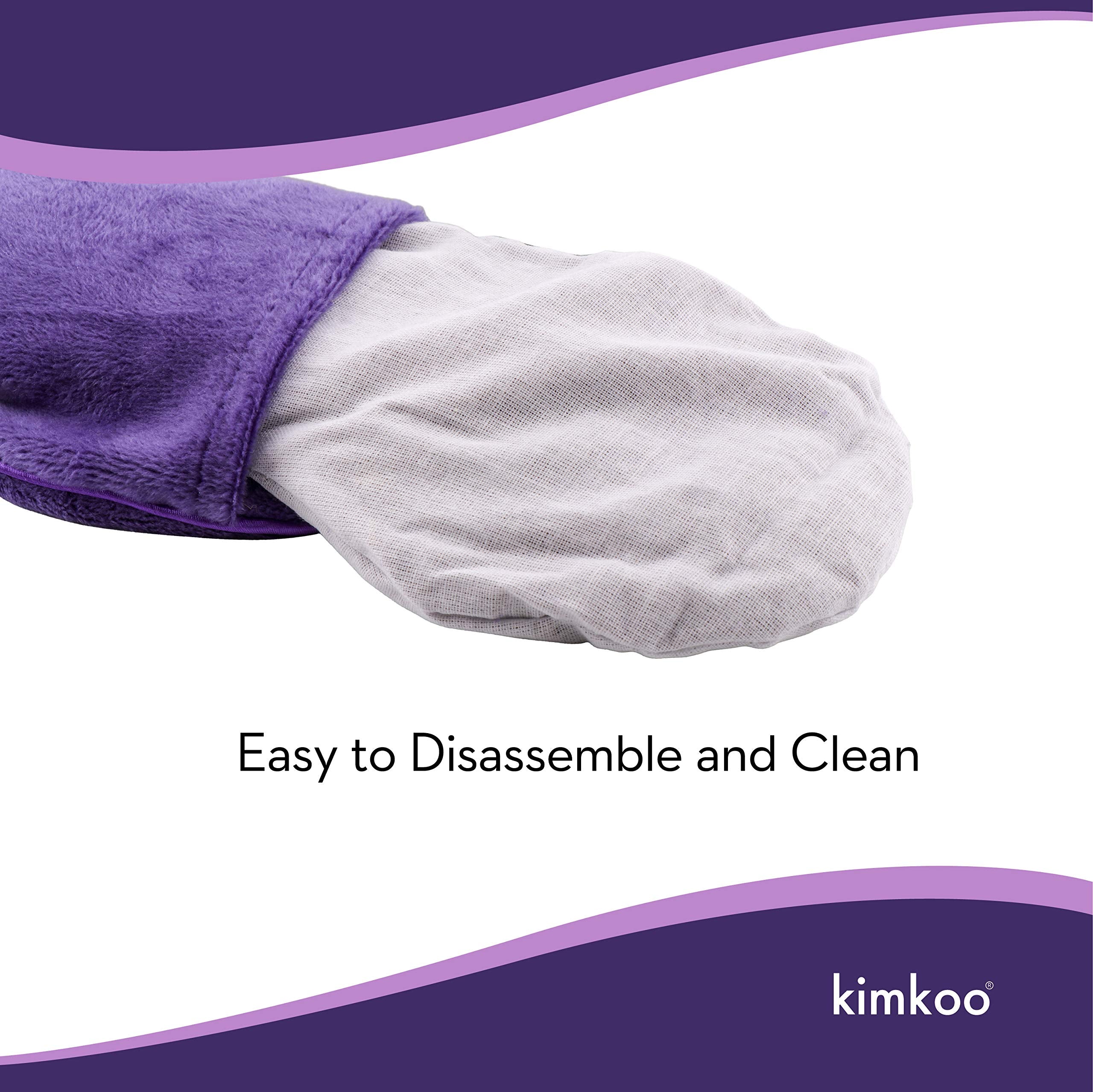 Kimkoo compresa ocular con ajuste: correa adaptable para diferentes formas de cabeza.