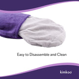 Kimkoo compresa ocular con ajuste: correa adaptable para diferentes formas de cabeza.