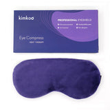 Kimkoo compresa ocular caliente con linaza, calor suave para relajación ocular en casa.