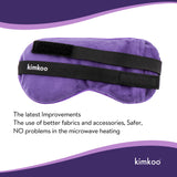 Kimkoo compresa ocular calor, bolsa interior para calor uniforme durante el uso.