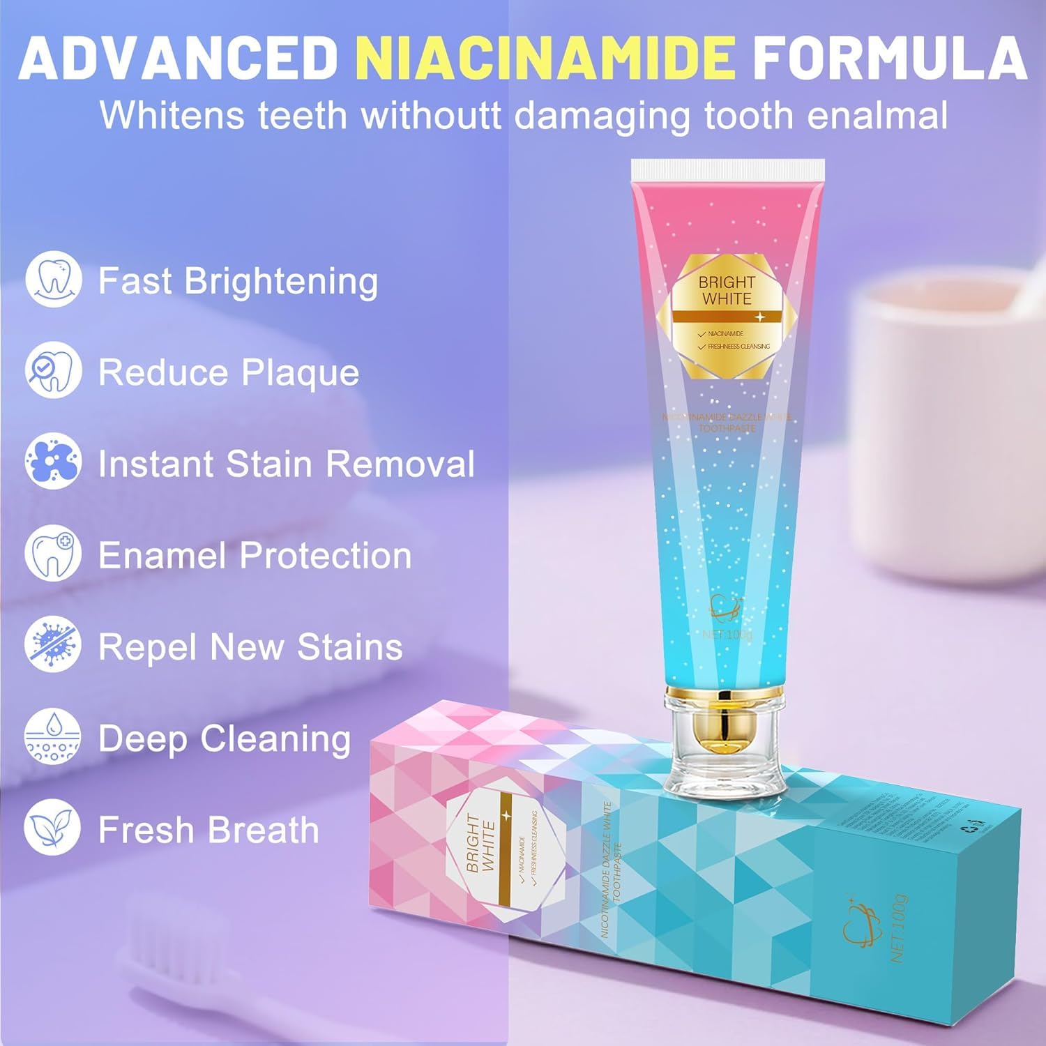 Kimralur Niacinamida - sensibilidad alivio instantáneo en cada cepillado