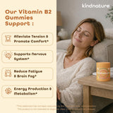 kindnature gominolas B2 para niños, sabor limón