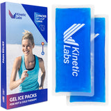 Bolsas de gel reutilizables de Kinetic Labs con gel flexible para lesiones.