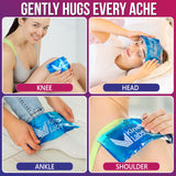 Bolsas hielo suave Kinetic Labs para rodilla, enfriamiento localizado y cómodo.
