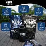 KING Protein Clean batido listo para beber con textura suave y sabor neutro