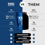 KING Protein Clean, etiqueta nutricional clara para planificar ingestas