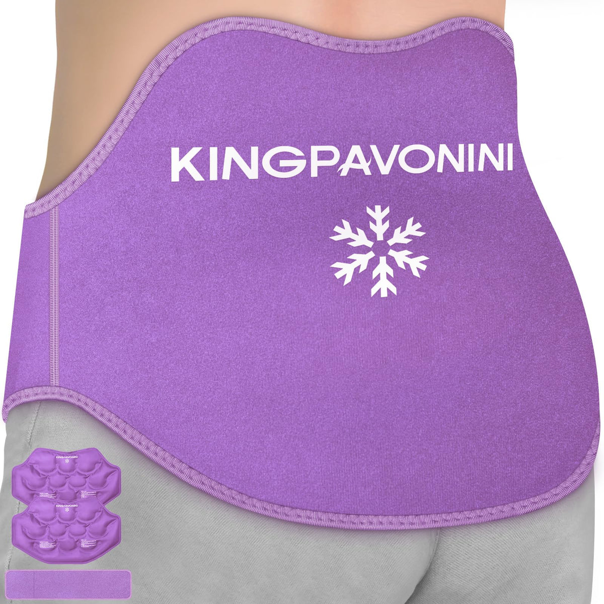 KingPavonini almohadilla fría espalda grande para cobertura amplia y confort.