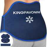 KingPavonini almohadilla frío espalda grande para mayor cobertura y comodidad.