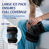 KingPavonini, paquete de hielo XXL con correas ajustables para un ajuste seguro.