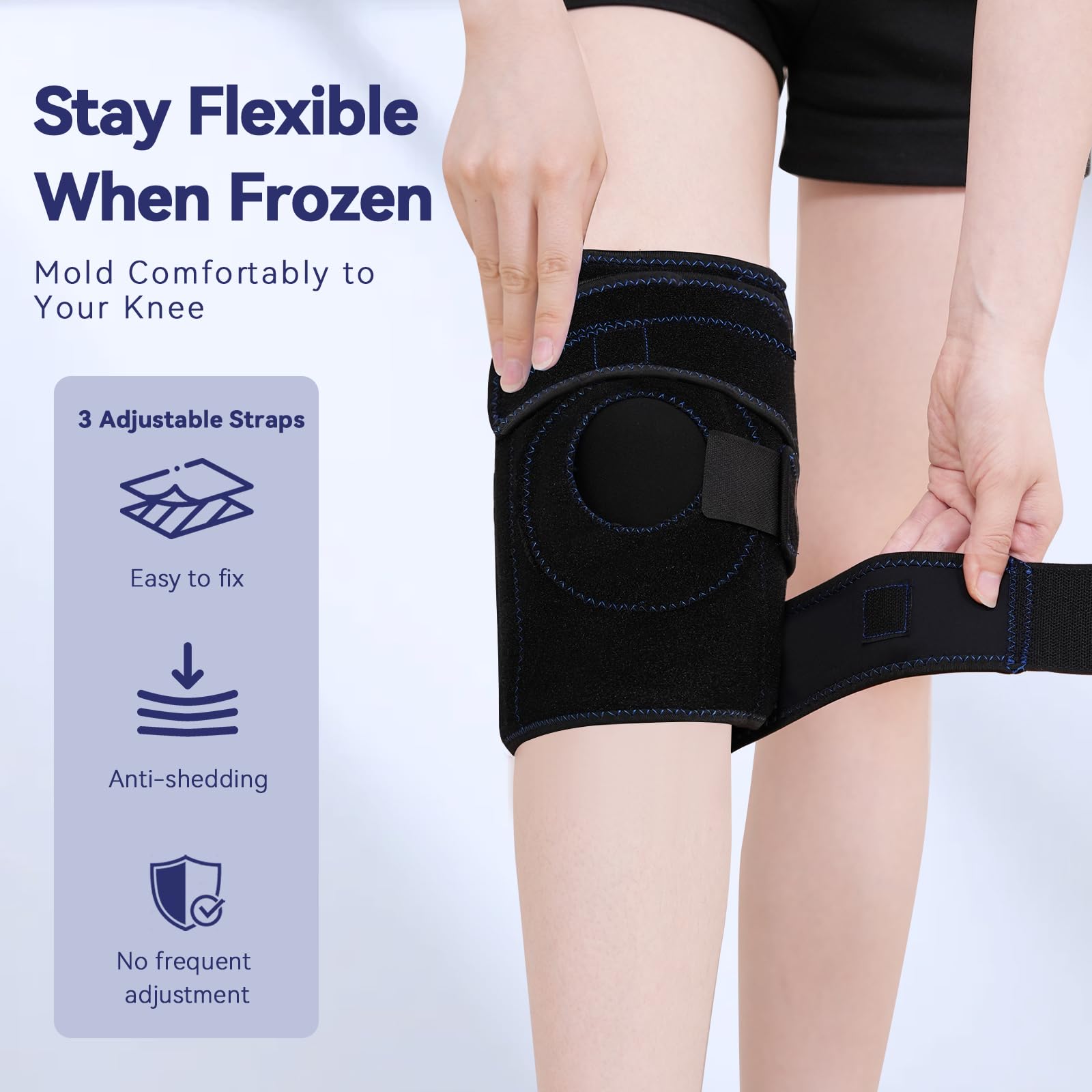 KingPavonini Rodillera funda lavable para cuidado sencillo