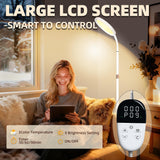 KingSom mando LCD para ajustar brillo y temperatura de color