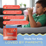 Kinnie envase con zinc y vitamina C para uso diario en niños.