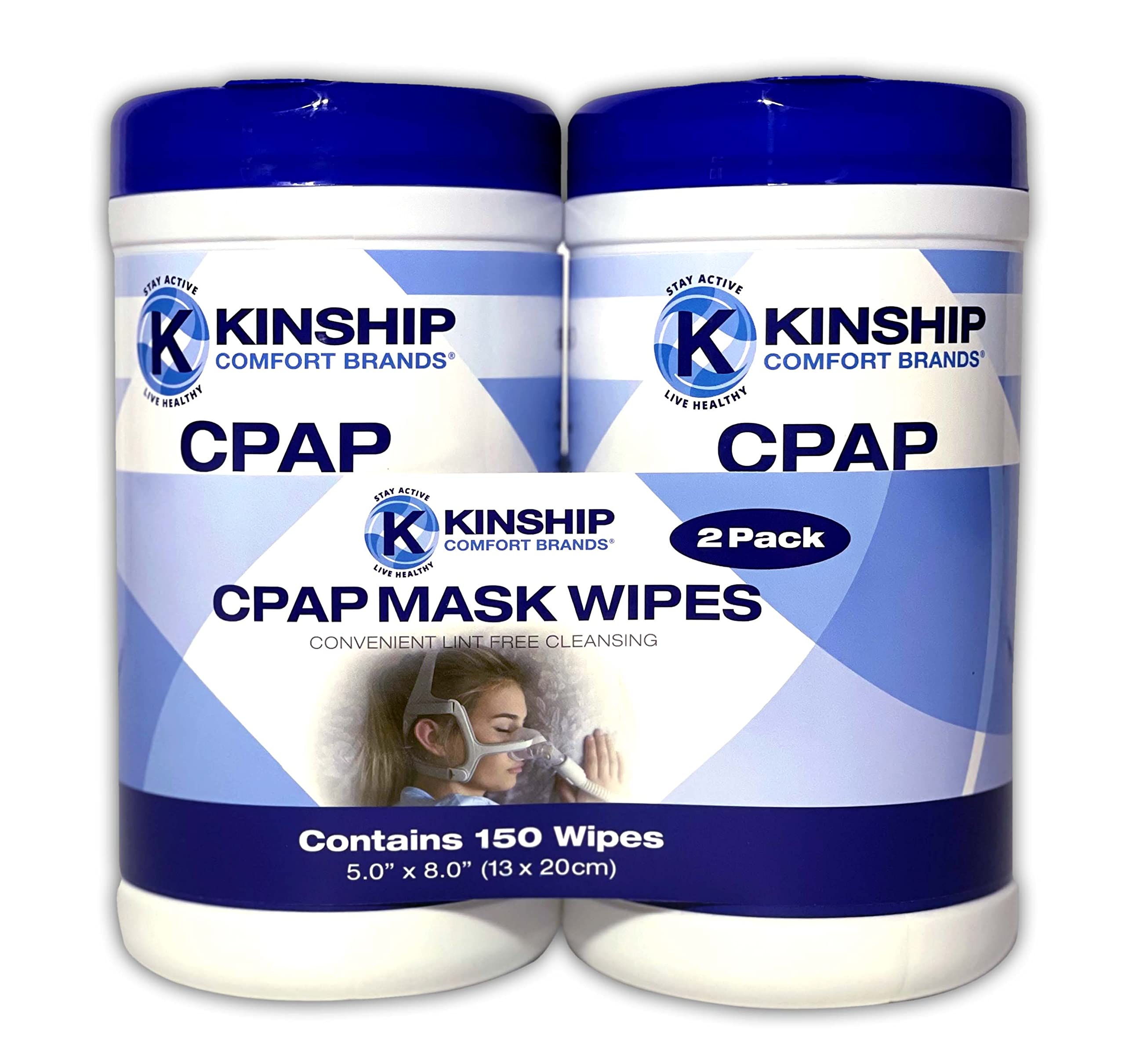 Kinship Comfort Brands: toallitas limpieza para mascarilla CPAP, uso rápido y eficaz.