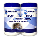 Kinship Comfort Brands: toallitas limpieza para mascarilla CPAP, uso rápido y eficaz.