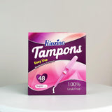 Tampones Kinzino sin colorantes para una experiencia suave.