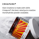 Kion Creatine certificaciones kosher, halal y sin gluten para diversas dietas.