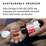 Kion Omega envase de 30 dosis para una rutina mensual.