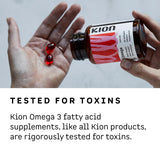 Kion Omega aporta EPA y DHA en cada porción para apoyo diario.
