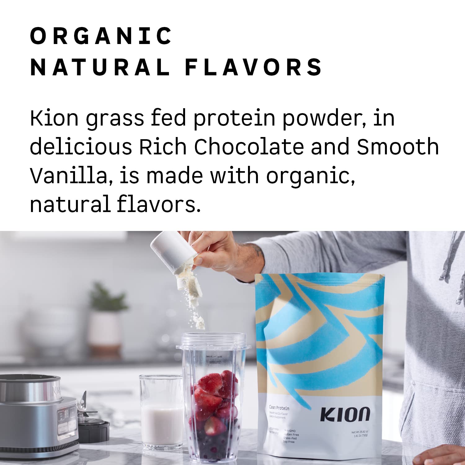 Kion Proteína Limpia etiqueta nutricional, ofrece claridad sobre ingredientes y calidad