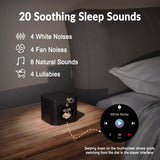 Kipcush Sleep Sound Machine ofrece 19 tonos precisos para relajación diaria