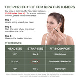 KIRA INTERNATIONAL correa barbilla CPAP para dormir facilita la boca cerrada.