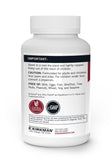 Kirkman Calcio 200 mg cápsulas vegetarianas, fáciles de tragar.