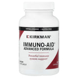 Kirkman Immuno-Aid Fórmula Avanzada: botella de cápsulas para apoyo diario.