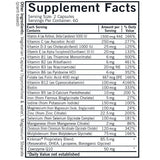 Kirkman cápsulas vegetales, multivitamínico para hombres mayores, uso diario.
