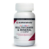 Kirkman Niños: etiqueta del multivitamínico con 5MTHF para apoyo nutricional diario.