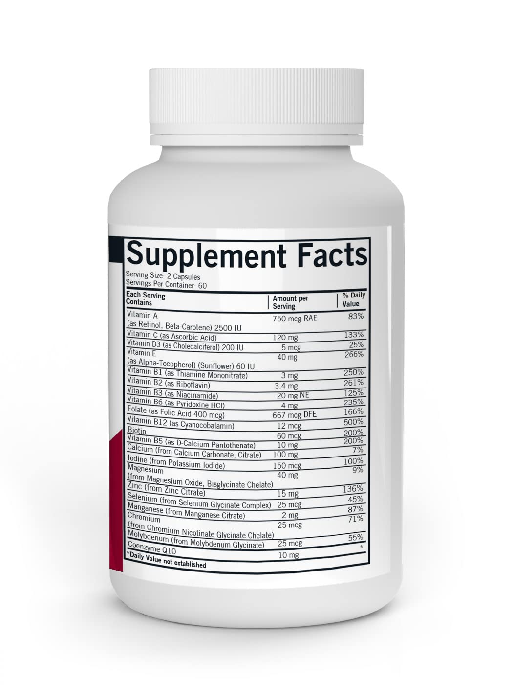 Kirkman ninos multivitaminos capsulas: dosis diaria segura para niños