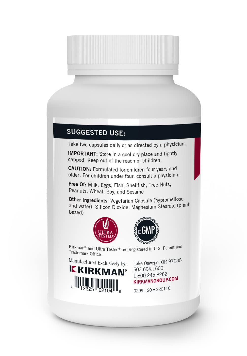 Kirkman ninos multivitaminos capsulas: porciones diarias fáciles