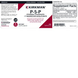 Etiqueta detallada de Kirkman P-5-P con indicaciones claras de uso.