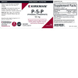 Kirkman P-5-P, cápsulas vegetales, opción sin gluten ni caseína.