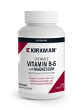 Kirkman Vitamina B6 con Magnesio, tableta masticable sabor tropical, facilita la ingesta diaria