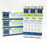 Kiss My Face empaque de cuidado bucal 6 piezas para uso diario sin fluoruro.
