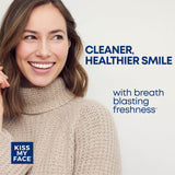 Kiss My Face pasta en gel, brillo natural en los dientes