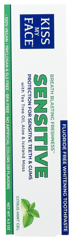 Etiqueta de Kiss My Face con aroma cítrico menta para experiencia fresca